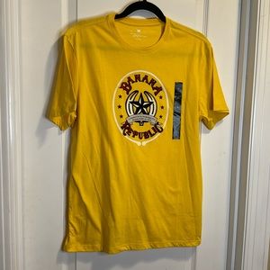 Banana Republic Yellow Strength and Durability Graphic Tee - Medium